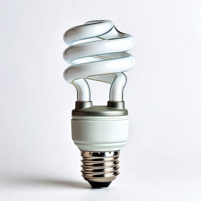 Spiral energy saving light bulb design
