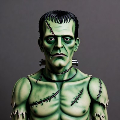Frankenstein figure in simple design