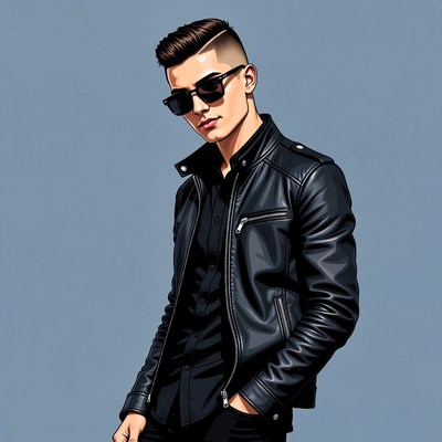 Stylish young man in sunglasses