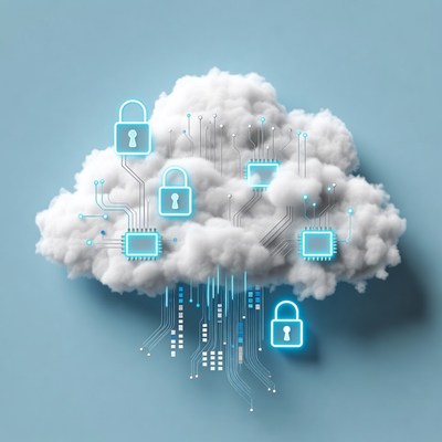 Cloud computing with security locks