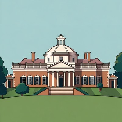 Historic building with dome and columns