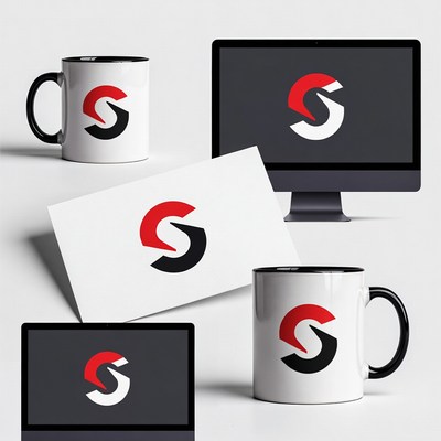 Coffee mug and computer display design
