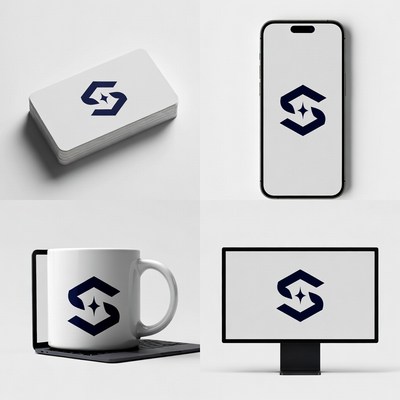 Branding materials with logo design