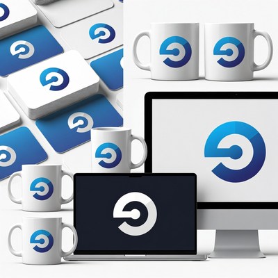 Branding design and product display setup