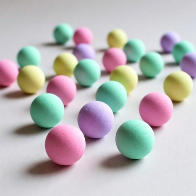 Colorful balls on a surface