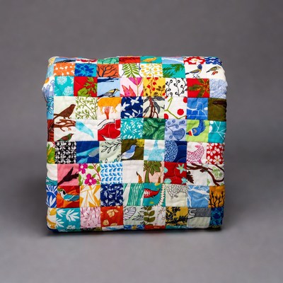 Colorful quilt for home decor