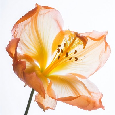 Flower with orange and yellow colors
