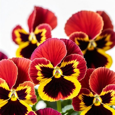 Bright flowers in full bloom