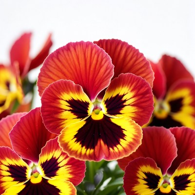 Bright orange and yellow flowers bloom