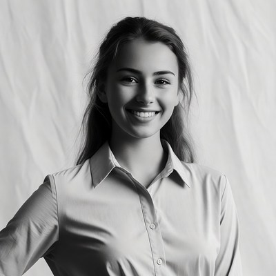 Smiling woman in casual setting