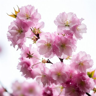 Pink Cherry Blossom Branch
