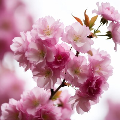 Pink Cherry Blossom Flowers