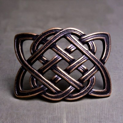 Bronze Celtic Knot Buckle