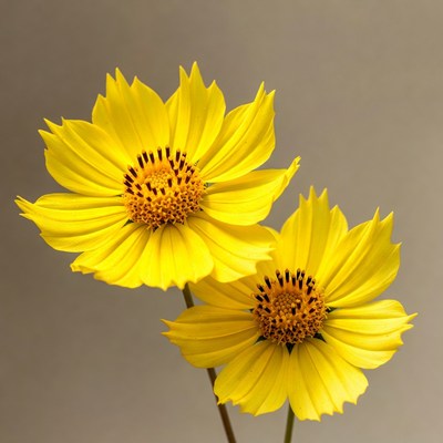 Two Yellow Black-Eyed Susans