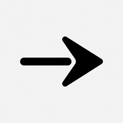 Black right arrow icon
