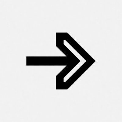 Black Right Arrow Icon
