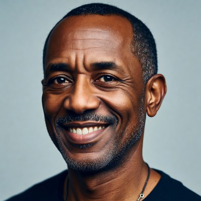 Smiling African-American man portrait