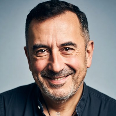 Smiling middle-aged man portrait