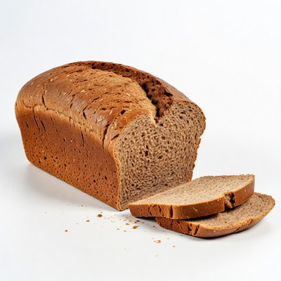 Sliced Whole Wheat Bread Loaf