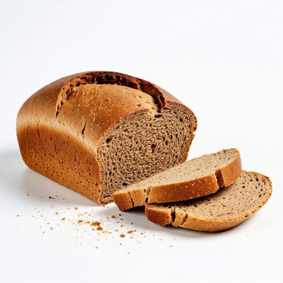 Sliced Whole Wheat Bread Loaf