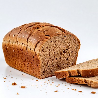 Sliced Whole Grain Bread Loaf