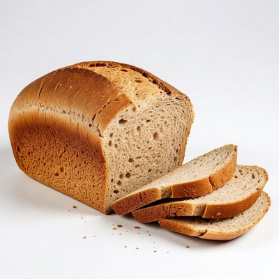 Sliced Whole Grain Bread Loaf