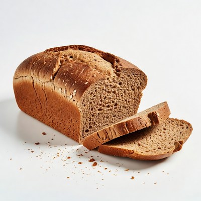 Sliced Whole Grain Bread Loaf