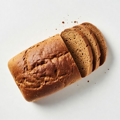 Sliced Whole Grain Bread Loaf