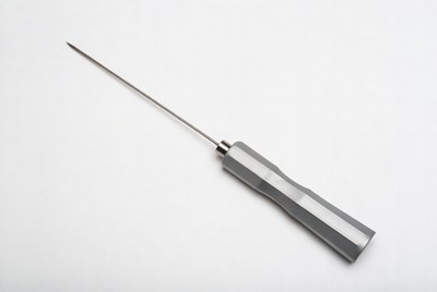 Silver meat probe thermometer