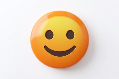 Smiling Yellow Emoji Face