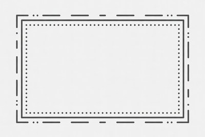 Blank Dotted Line Border Illustration