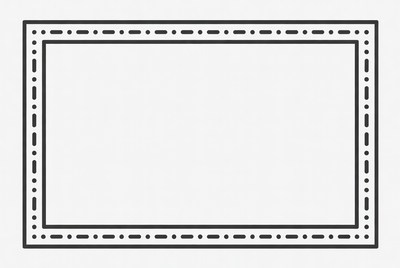 Thick black outline frame