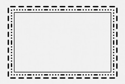 Blank Dotted Border Frame
