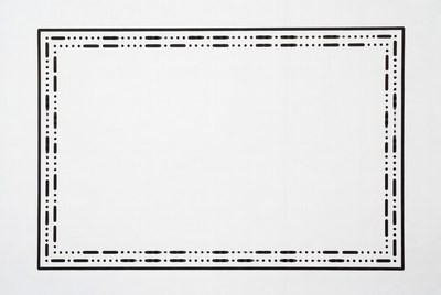 Blank Sign with Dotted Border