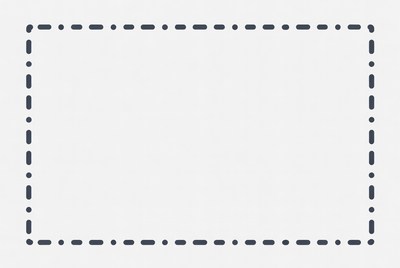 Blank Dashed Border Frame