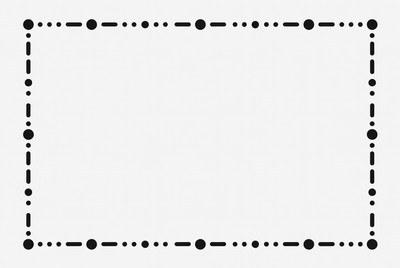 Dotted Black Border Frame
