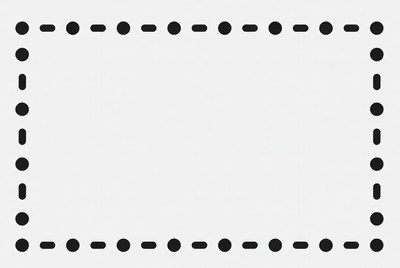 Dotted Black Border Frame