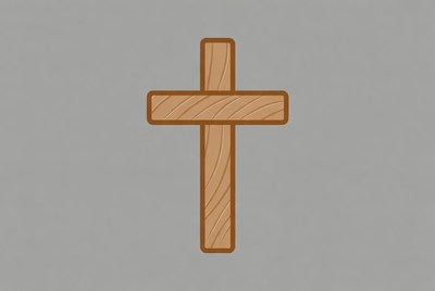 Wooden Cross Illustration