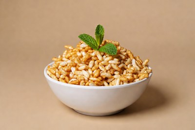Puffed Rice Bowl with Mint