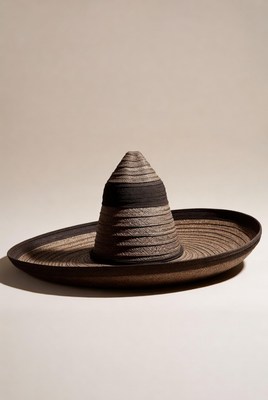 Braided Sombrero on Ceramic Plate