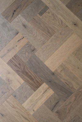 Herringbone Pattern Hardwood Floor