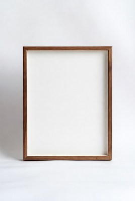 Wooden Frame with Blank White Mat