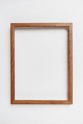 Empty Wooden Picture Frame