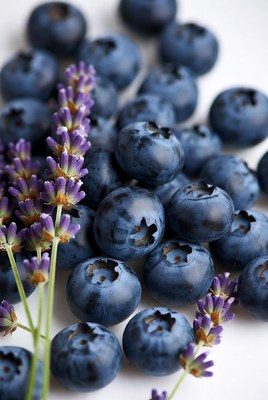 Blueberries with Lavender