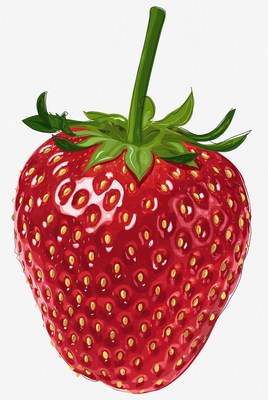 Fresh strawberry illustration