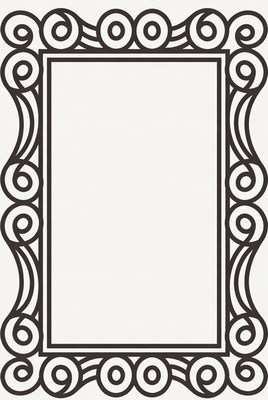 Ornate Empty Picture Frame