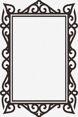 Ornate Empty Picture Frame