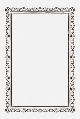 Ornate Blank Frame Illustration