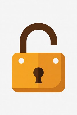 Yellow Padlock Icon