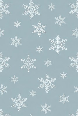 Light Blue Snowflake Pattern Background